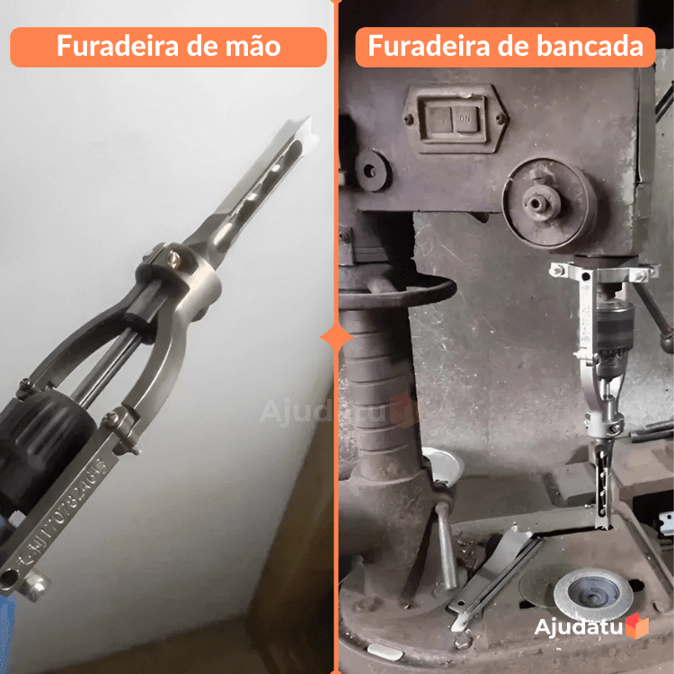 Adaptador de Furadeira para Broca Furo Quadrado