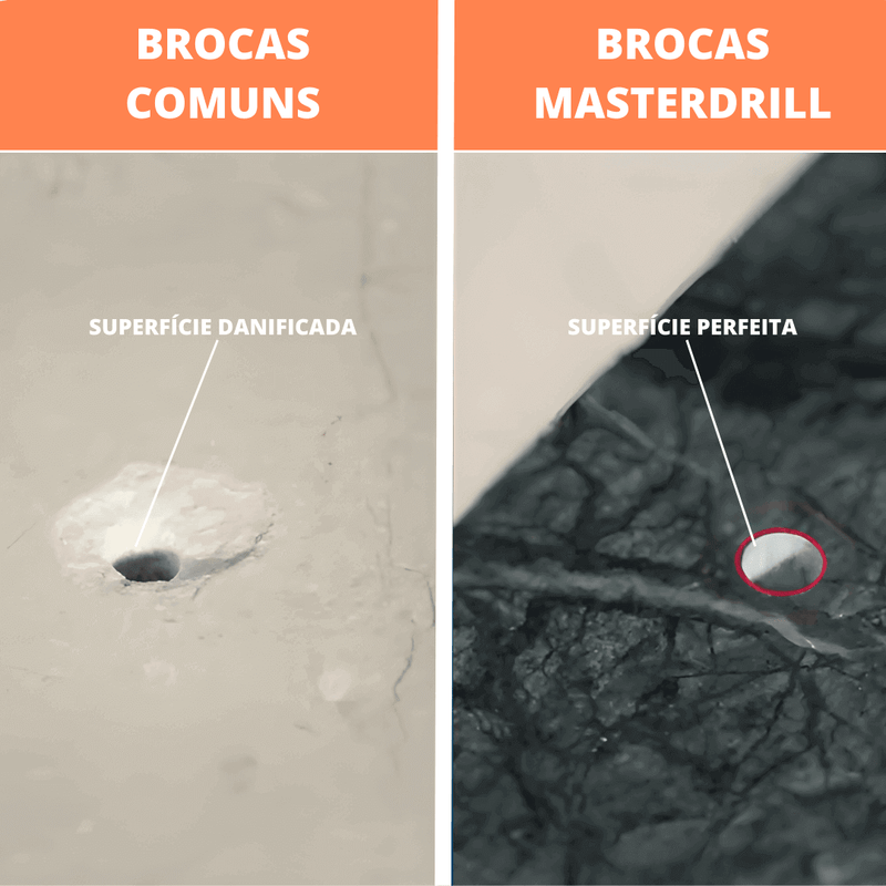 Kit de Brocas Masterdrill - Fura Tudo - Broca Extra só Hoje!