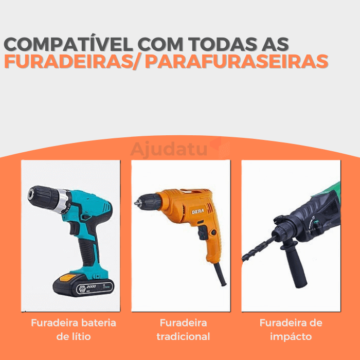 Cortador de chapas metálicas para furadeira - CortaPRO