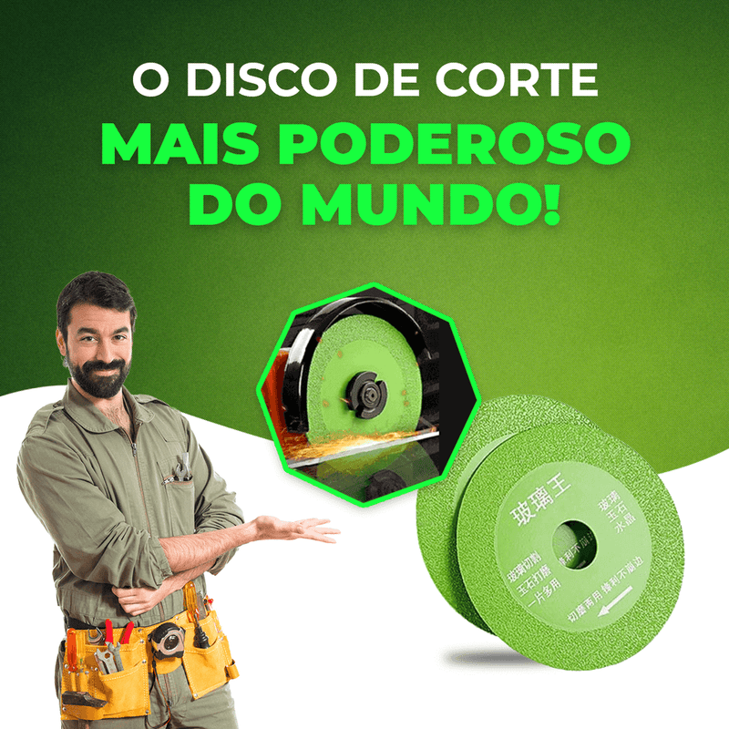 DiamondCut Pro - Disco de Corte de Vidro de Alta Precisão