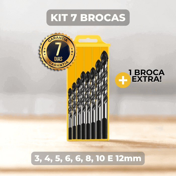 Broca Multifuncional Diamondrill - FURA TUDO