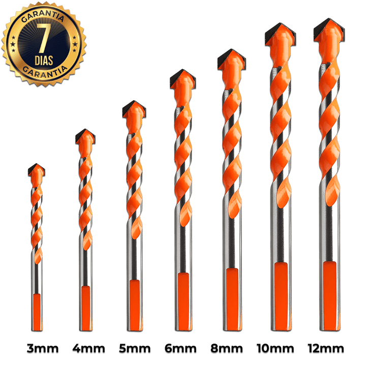 Kit de Brocas Masterdrill - Fura Tudo - Broca Extra só Hoje!