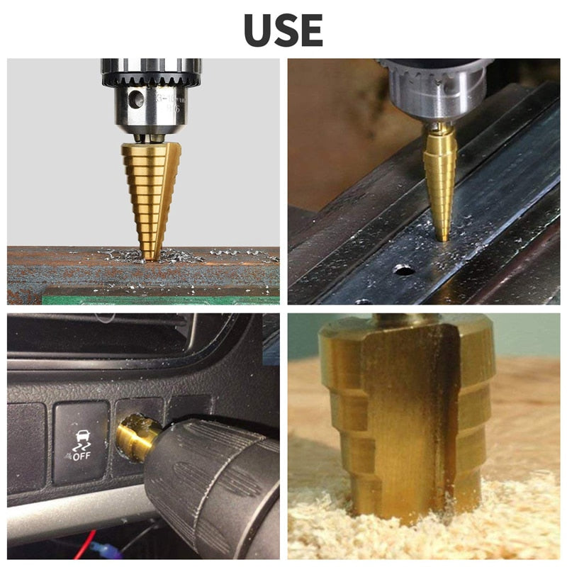 Broca Escalonada de Titânio - Ultradrill