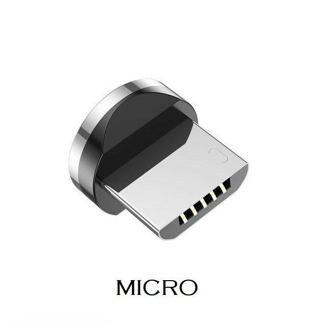 plug magnético para cabo usb - iphone e android - micro - tip c