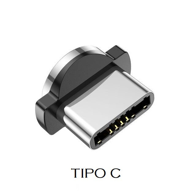 plug magnético para cabo usb - iphone e android - micro - tip c